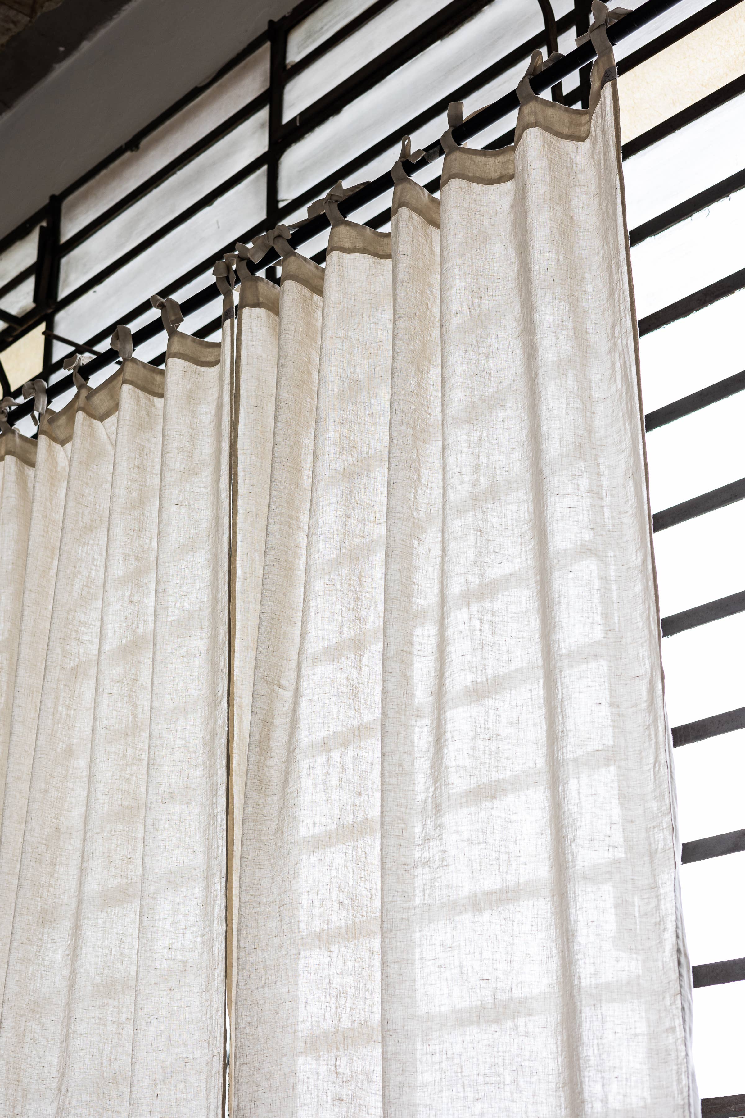 FEELUM homelinen by David Home srl - Wholesale Curtain - BREZZA 100% muslin linen curtain, made in Italy2