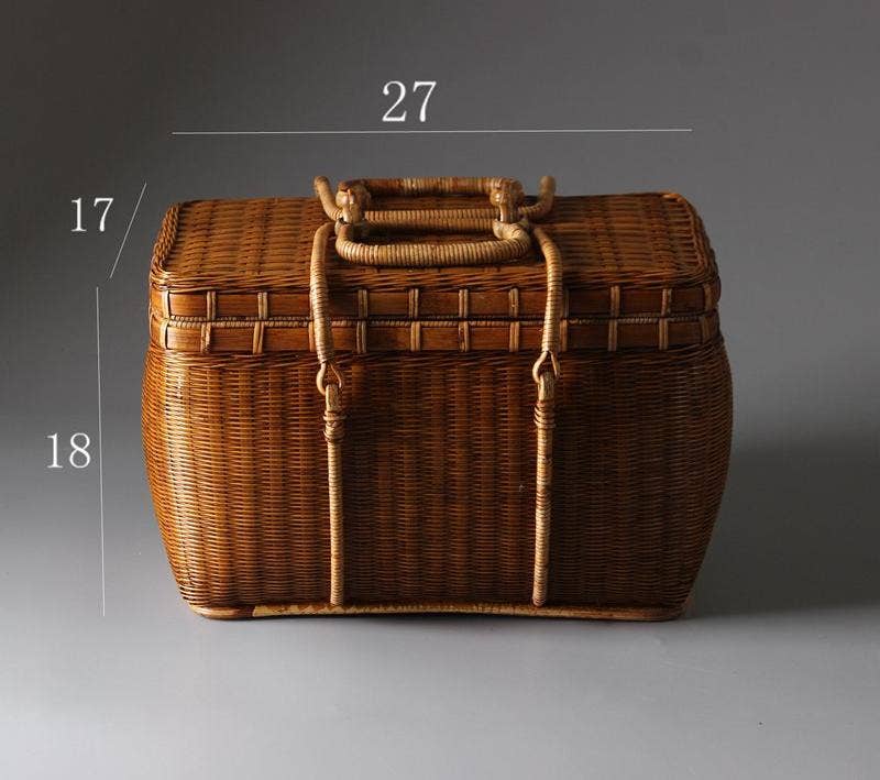 Gohobi （We cover U.S. import duties） - Wholesale Basket - Gohobi Handmade Bamboo Teaware Basket5