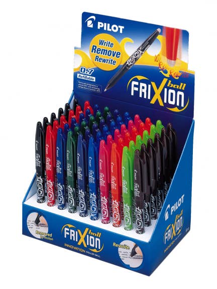 Stylo à encre gel effaçable, FriXion Ball, pack de 60, 10 couleurs pour la vente par Pilot