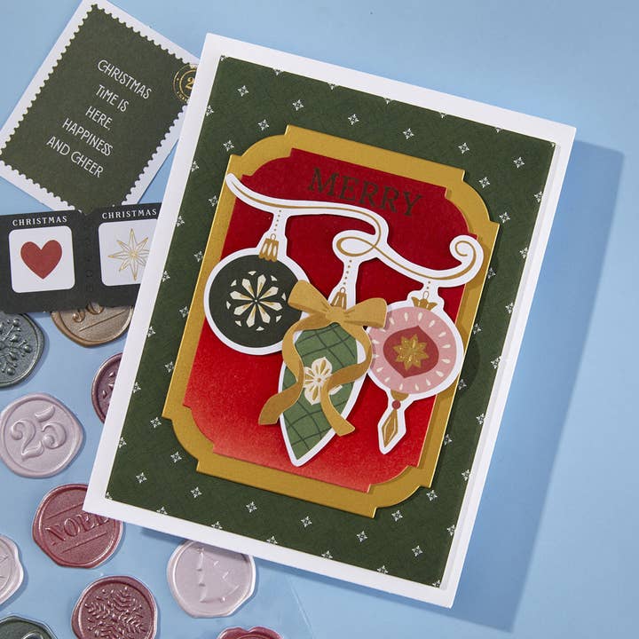 Hero Arts + Spellbinders Wholesale - Wholesale DIY Craft Kit - Merry Moments Limited Edition Holiday Cardmaking Kit 20254