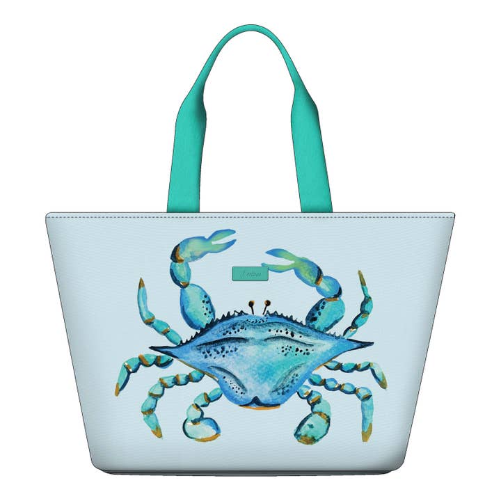 OEELINN - Wholesale Tote Bag - Women's - Adorable Blue Crab Tote Bag Affordable and Your Best Everyday Carry