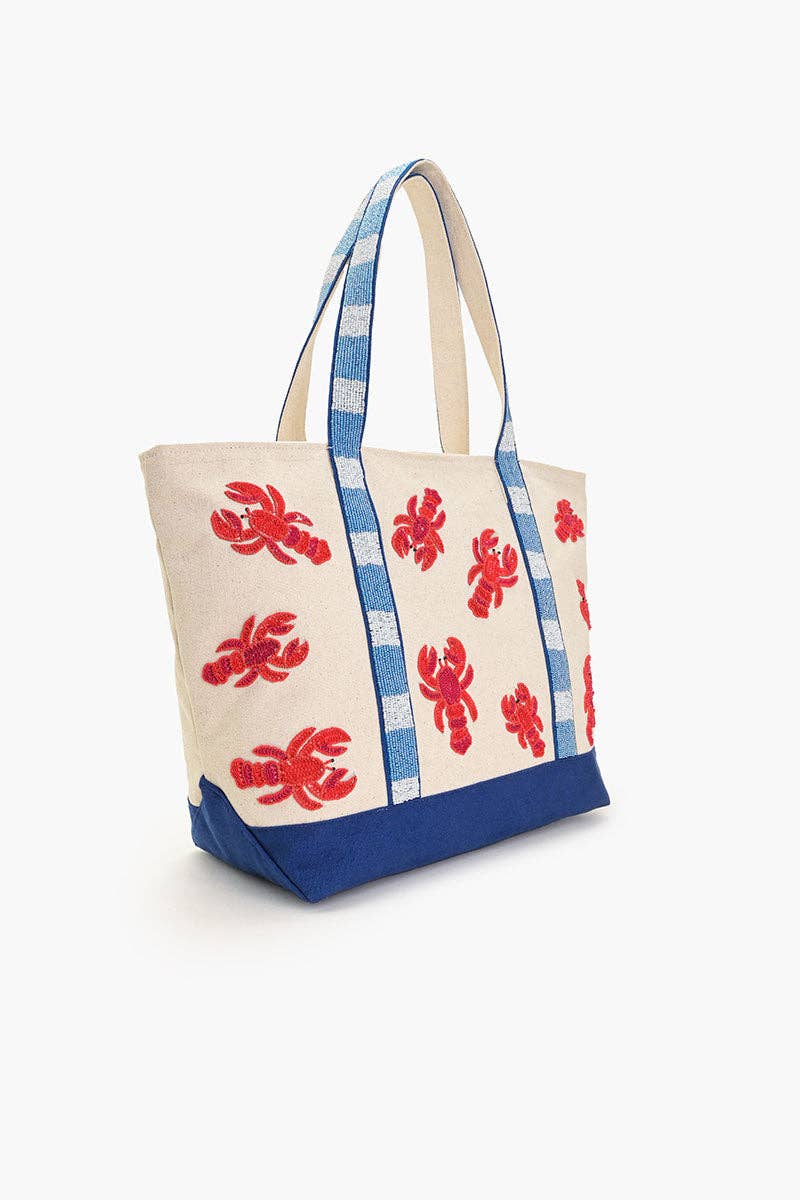 America & Beyond - Vente Tote bag – femme - Sac Bateau Perlée Coastal Claw2