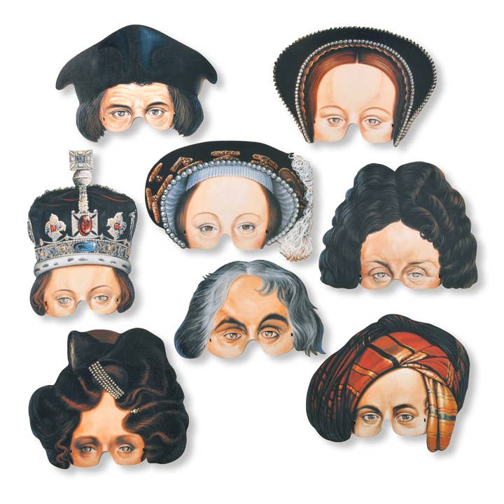Masques de fête de la National Portrait Gallery pour la vente par Alison Gardiner US