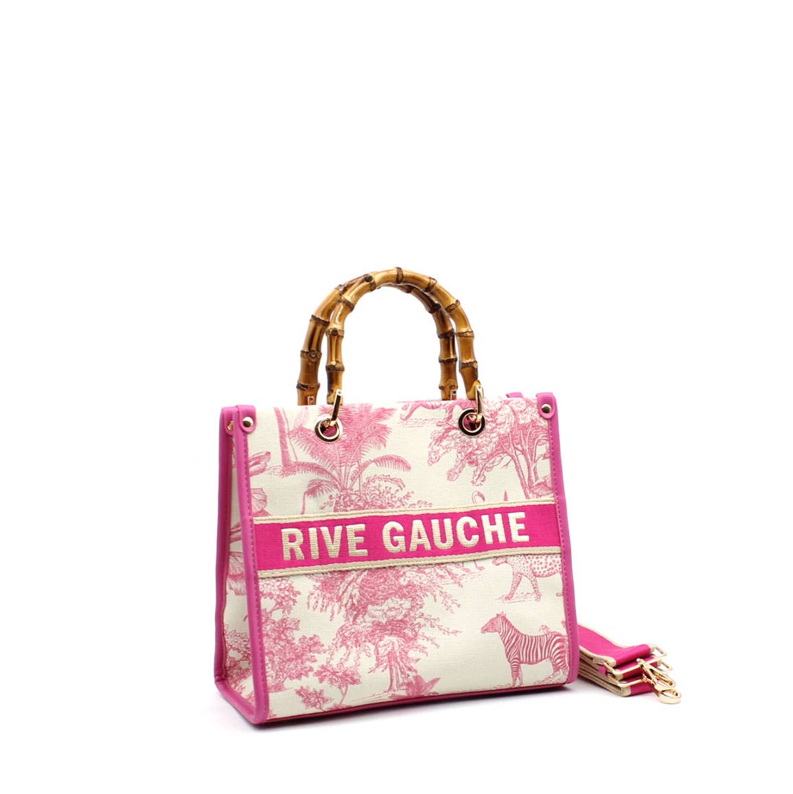Vimoda - Vente Sac à main avec poignée sur le dessus – femme - JUNGLE Sac Rive Gauche Enye 3