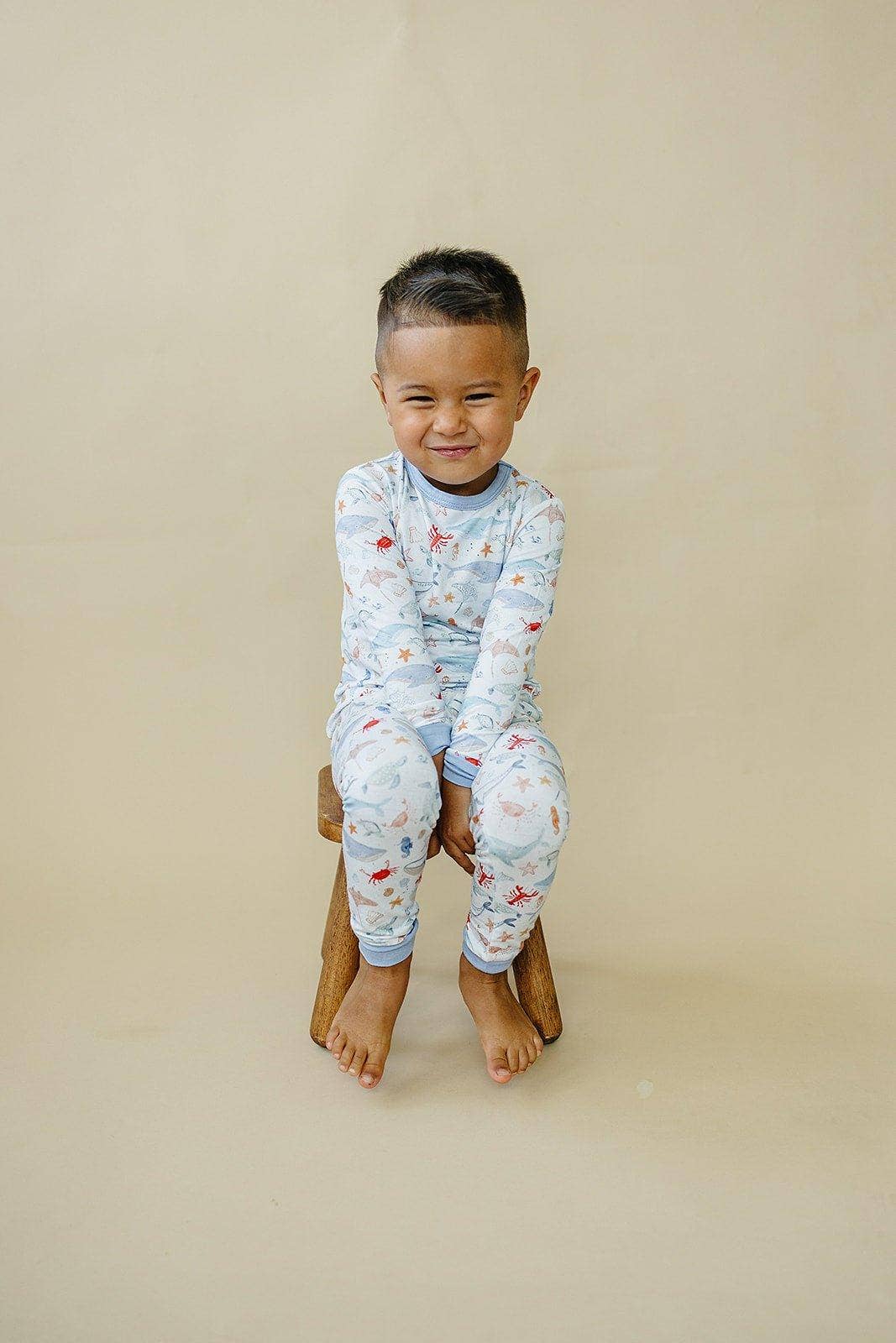 Little Joy Co. - Wholesale Sleepwear Set - Kids - Coastal Cutie 2pc Modal Pajamas2