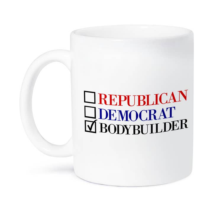 3dRose - Venta al por mayor Taza - 3dRose, Culturista Republicano Demócrata, Taza8