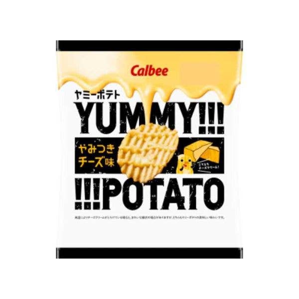 Pops Distro Inc - Wholesale Chips - Calbee Yummy Potato Chips Cheese Flavor 6 pack (48g) (Japan)0