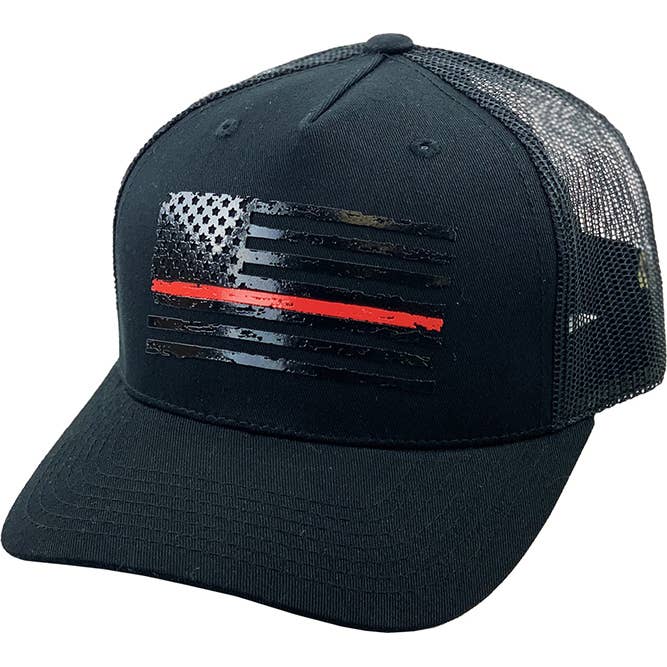 Hana – Engroshandel Trucker hat - Dame – Flad Uv Print Mesh Back American Flag Baseballkasket2