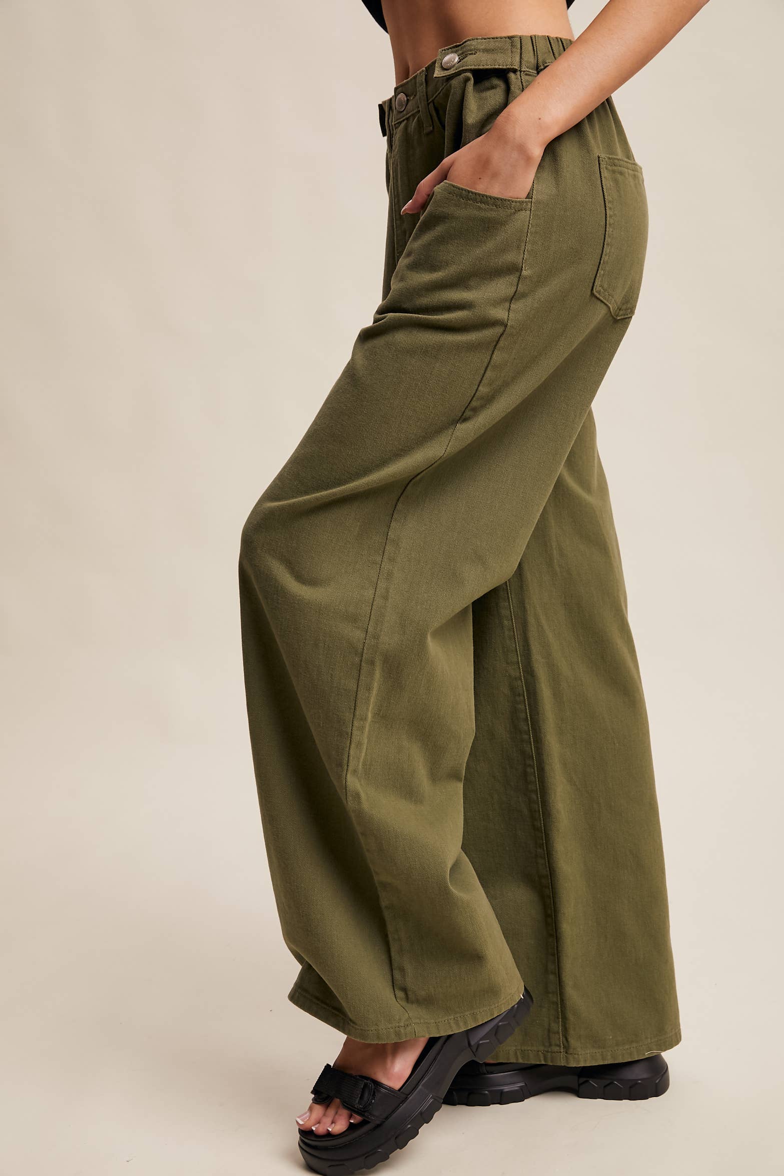 Listicle - Venta al por mayor Vaqueros - Mujer - Pantalones vaqueros de pierna ancha de colores4