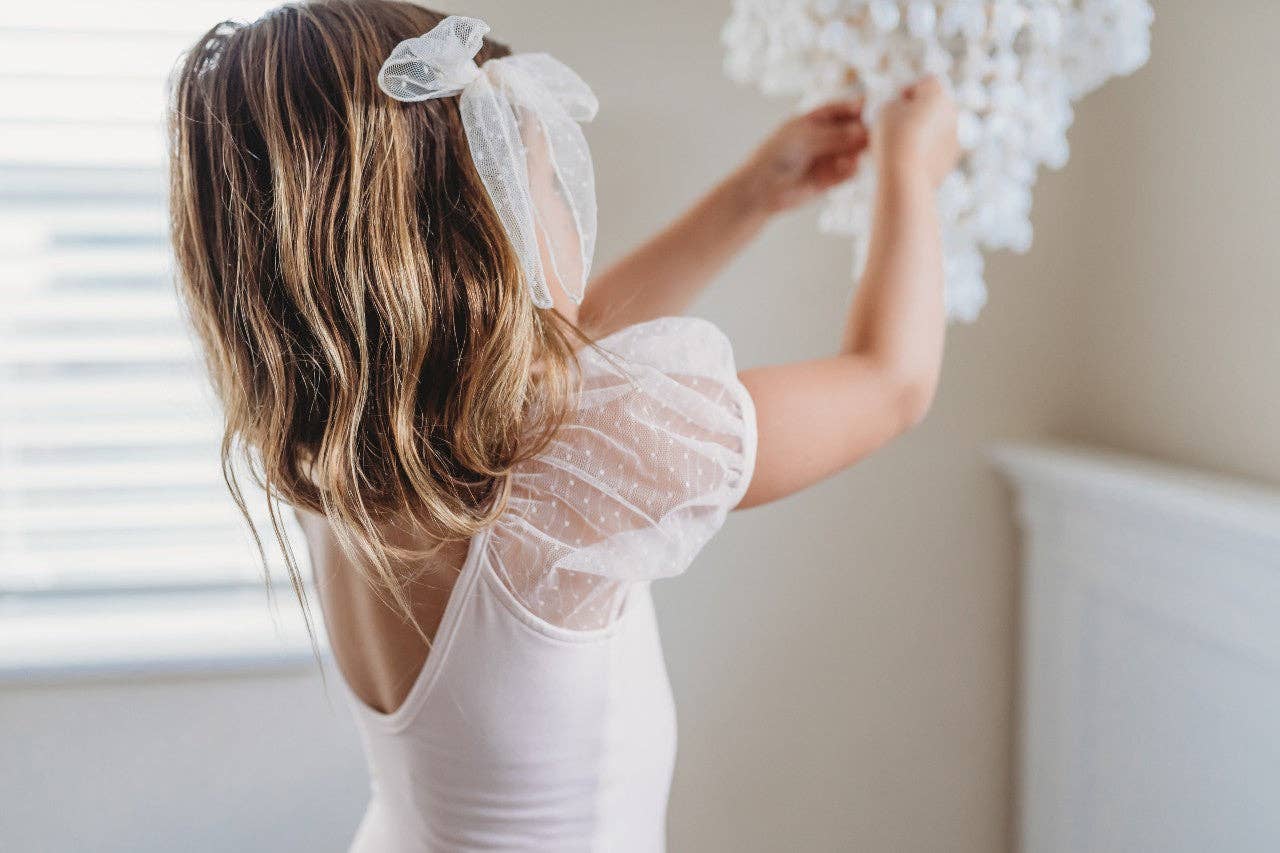 Cheeky Plum - Wholesale Leotard - Kids - Mesh Leotard - Pink Bliss3