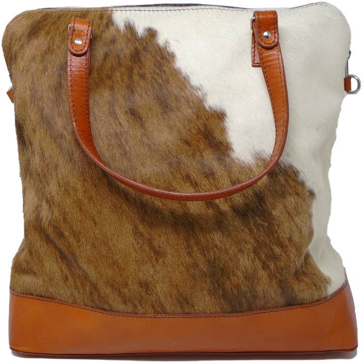 Cowhide & Leather Travel Bag for wholesale by Virginia Handbags