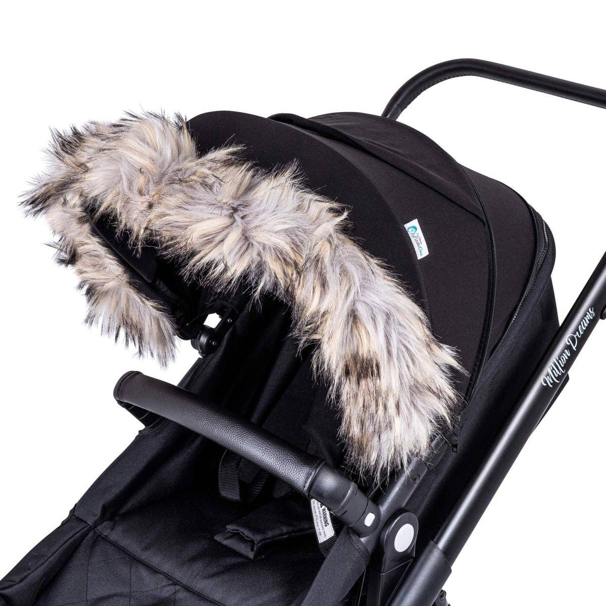 For Your Little One - Wholesale Stroller Cover/Accessory - Baby - Pram Fur Hood Trim Attachment for Pushchair Compatible with Joie9