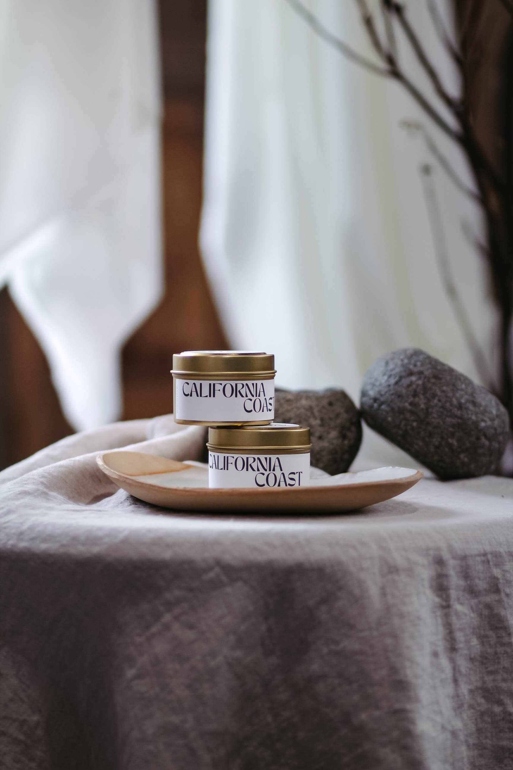 The Sivan Collection - Wholesale Travel Candles - California Coast/Citrus, Cardamon, Amber Hand Poured Candle