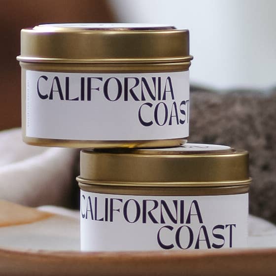 The Sivan Collection - Wholesale Travel Candles - California Coast/Citrus, Cardamon, Amber Hand Poured Candle0