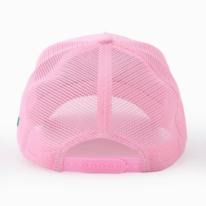 Oh My Mahjong - Wholesale Trucker Hat - Women's - Pink Everyone Loves a Joker Hat2