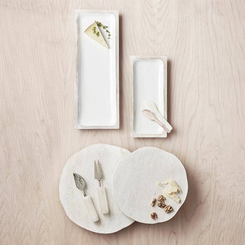 Santa Barbara Design Studio by Creative Brands - Wholesale Cheese Spreader - Alabaster Cheese Knives - Set of 22