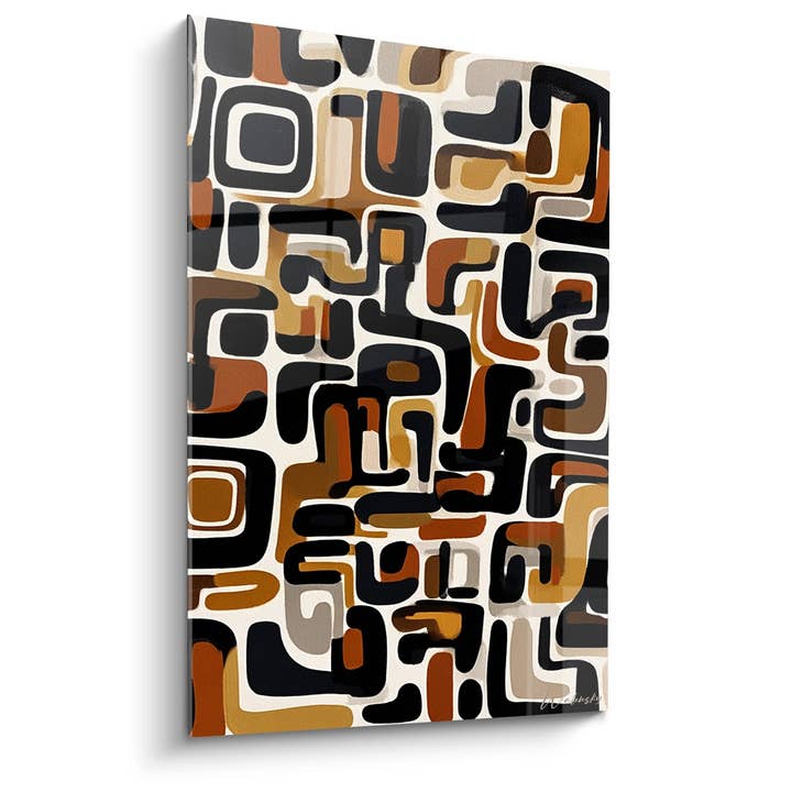 Geometric Shapes Table - Tribal Mosaic - Abstract African Edition for wholesale by Walensky