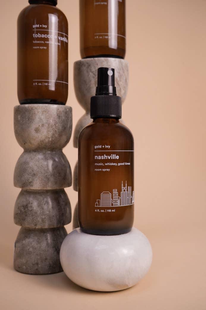 gold + ivy - Wholesale Room & Linen Spray - nashville room spray - oakmoss, amber, orange2