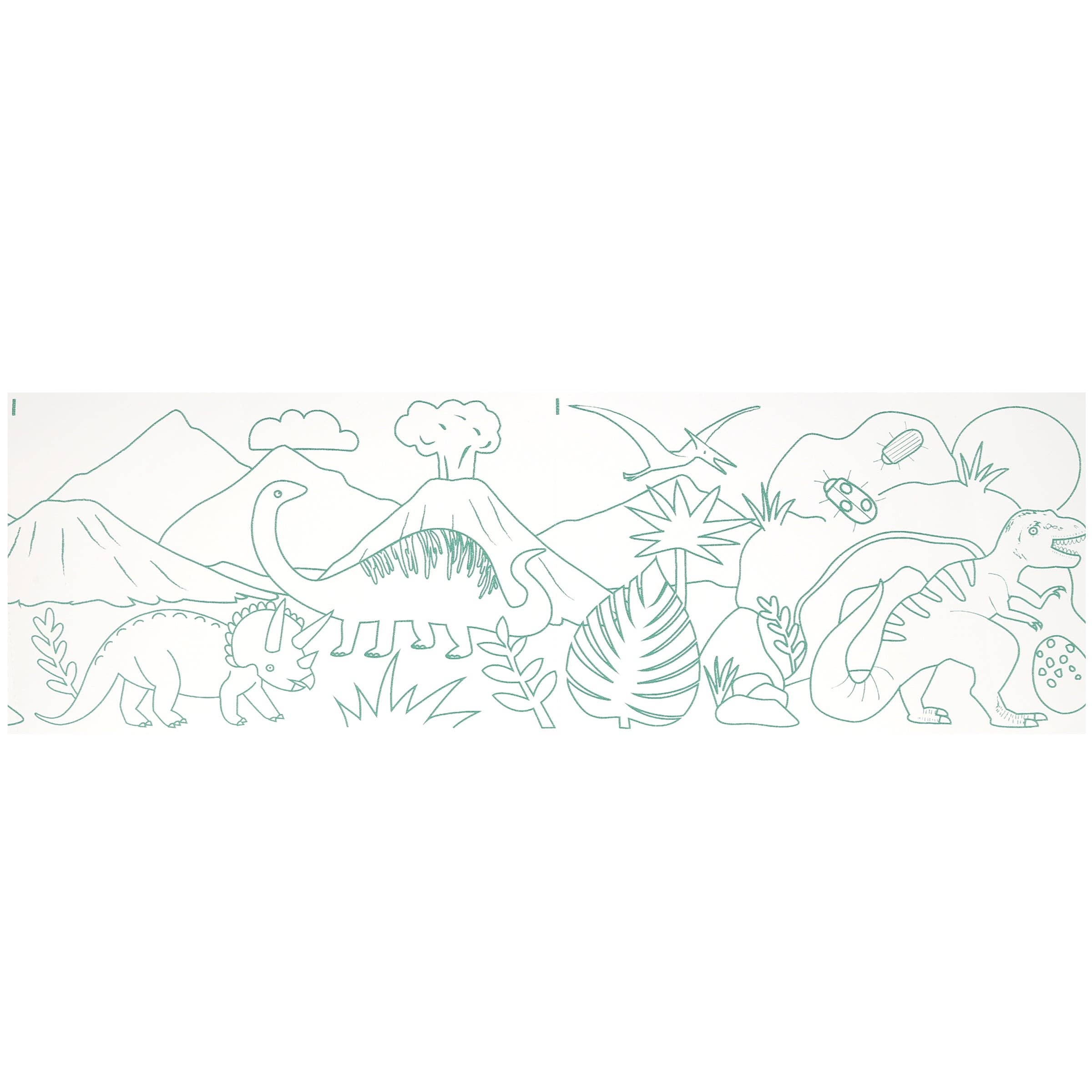 Meri Meri – wholesale Colouring mat – Child & baby – Dinosaur Colouring Roll3