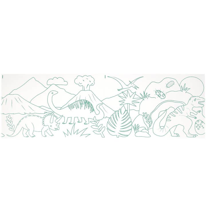 Meri Meri - Wholesale Coloring & Activity Book - Kids & Baby - Dinosaur Colouring Roll3