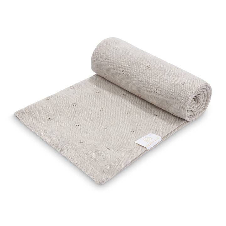 Merinolove tæppe - beige for engroshandel hos MAYLILY