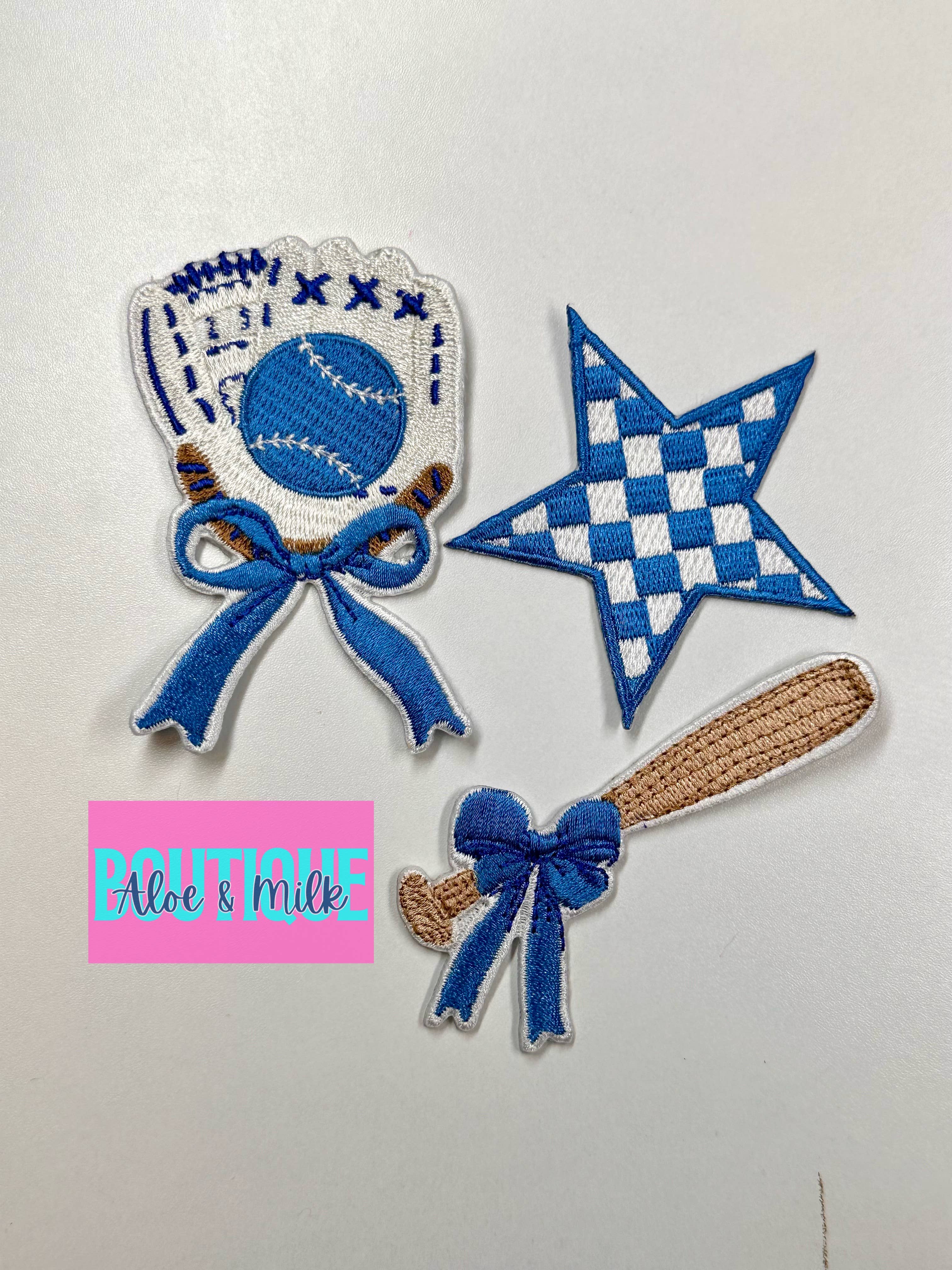 Aloe and Milk Boutique - Wholesale Hat Accessory - Women's - Baseball Glove patch, baseball mom, softball mom1