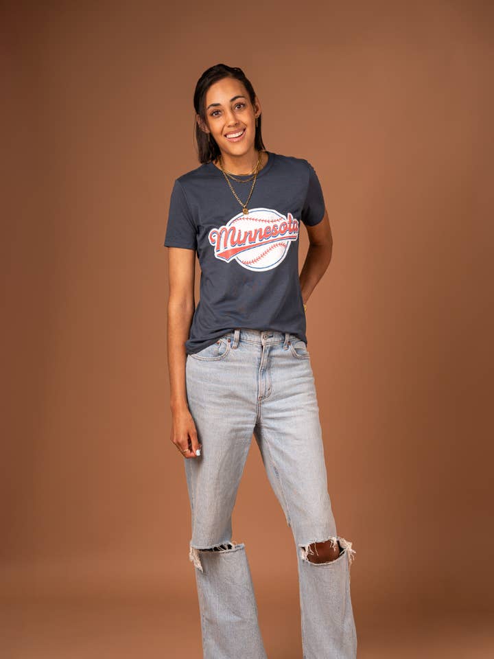 Minnesota Slugger Relaxed T-Shirt for wholesale by Fan Girl Clothing