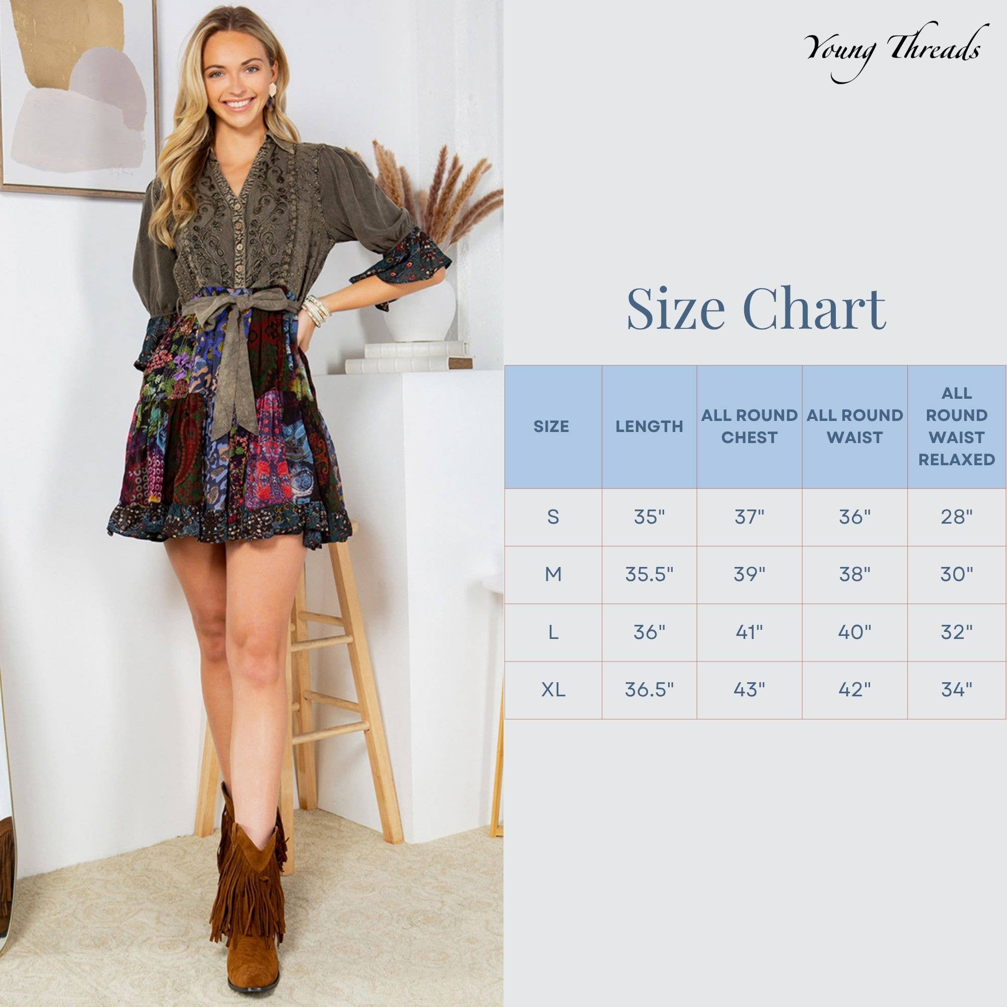 Grava Vintage Fusion: vestido de muñeca bordado a la piedra de venta al por mayor en Faire5