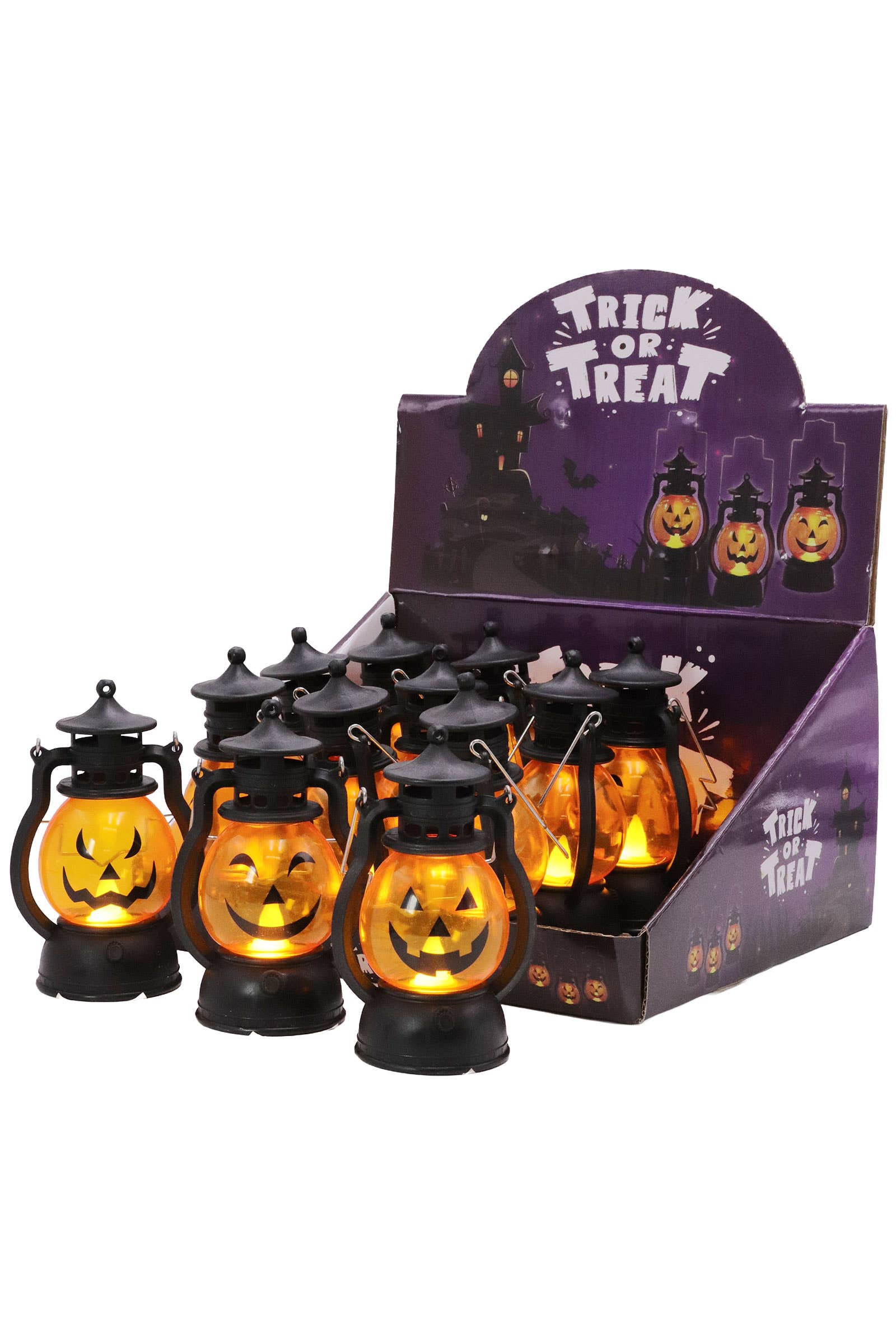 ASSORTED Halloween Pumpkin Head Led Jack O' Lantern With Display Box for wholesale on Faire2