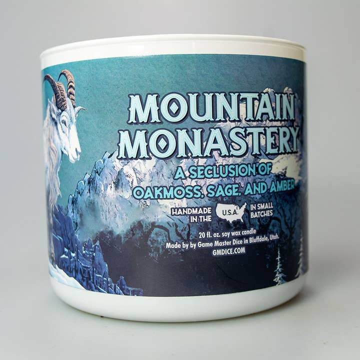 Game Master Dice - Wholesale Travel Candles - Mountain Monastery Gaming Candle4