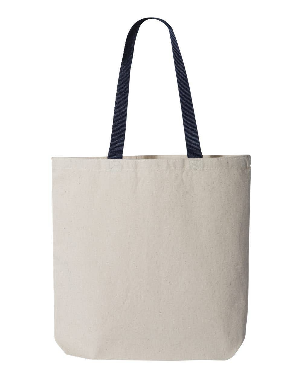 Eleven Fashion – Engroshandel Tote bag - Dame – 11L lærred Tote med kontrast-farve håndtag5
