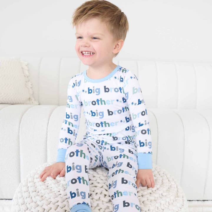 Caden Lane - Wholesale Sleepwear Set - Kids - Big Brother Two Piece Pajama Set