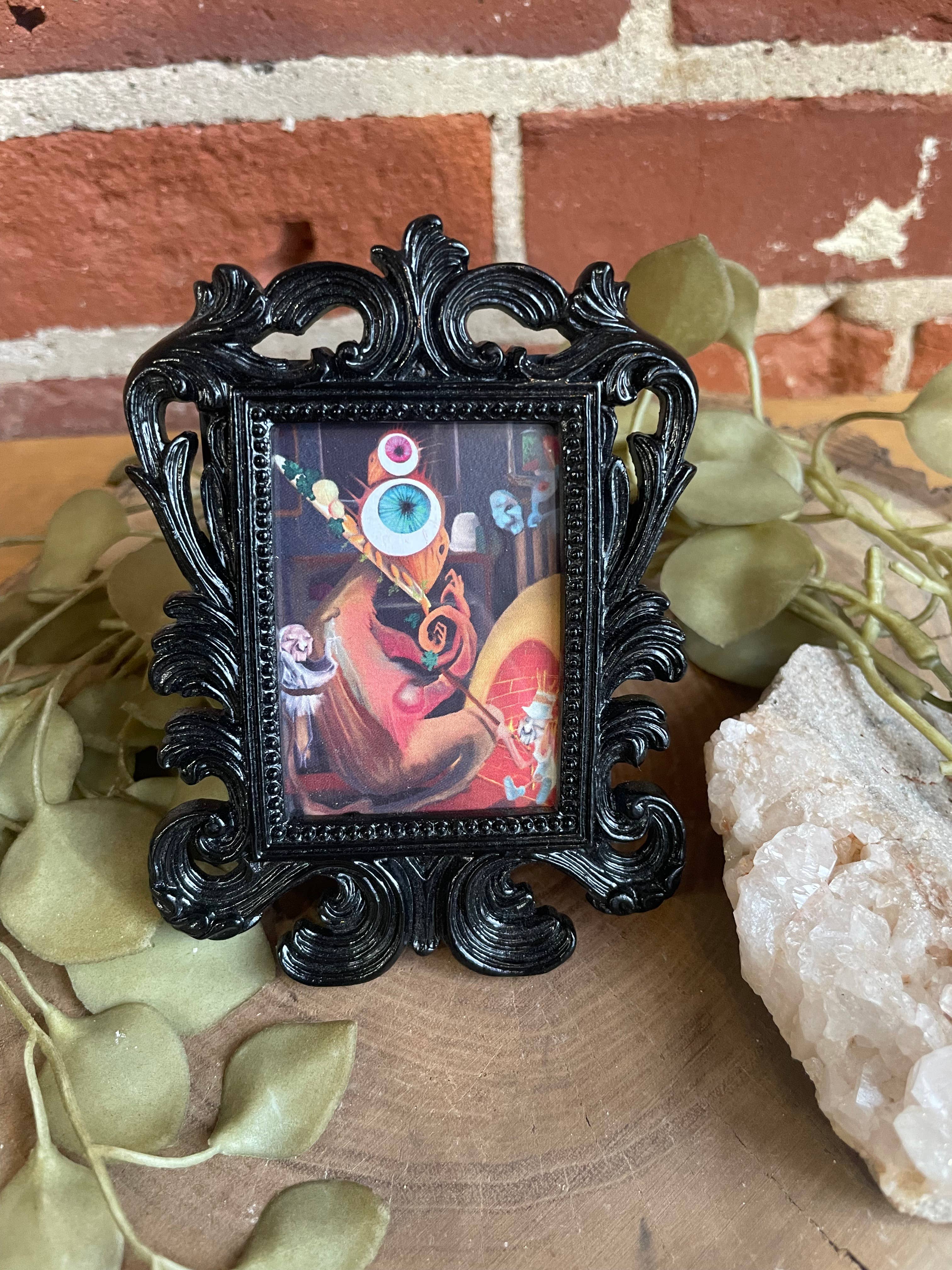 Signum Somnia - Vente Affiche d'art - Mini œuvres encadrées style gothique, art insolite, décor effrayant8