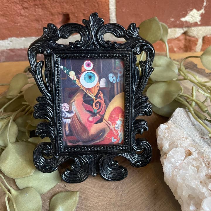 Signum Somnia - Vente Affiche d'art - Mini œuvres encadrées style gothique, art insolite, décor effrayant8