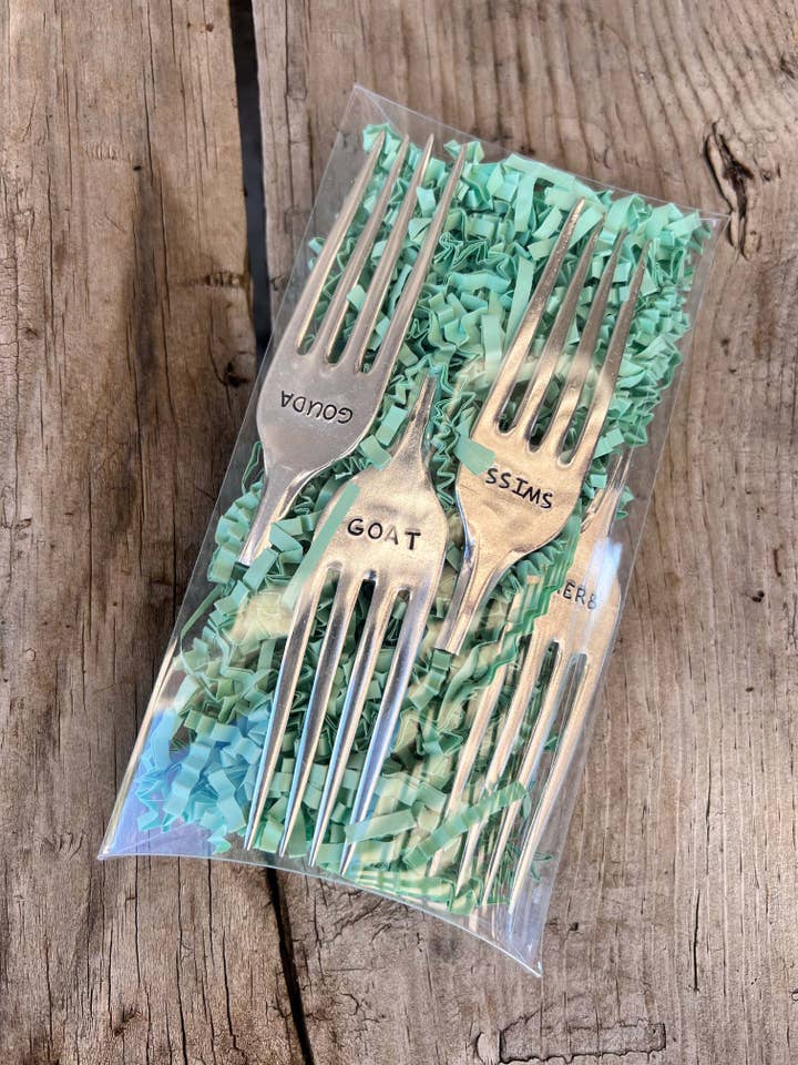 Ost Marker #1 - Sæt med 4 gaffel tænder for engroshandel hos Pumpernickel and Wry