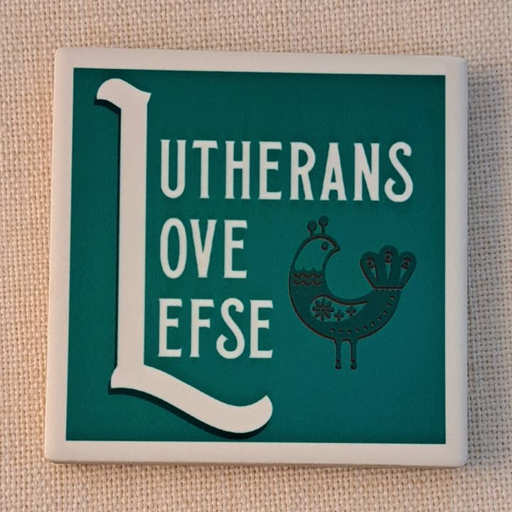 Hello Lucy - Wholesale Coasters - Coaster Lutherans Love Lefse0