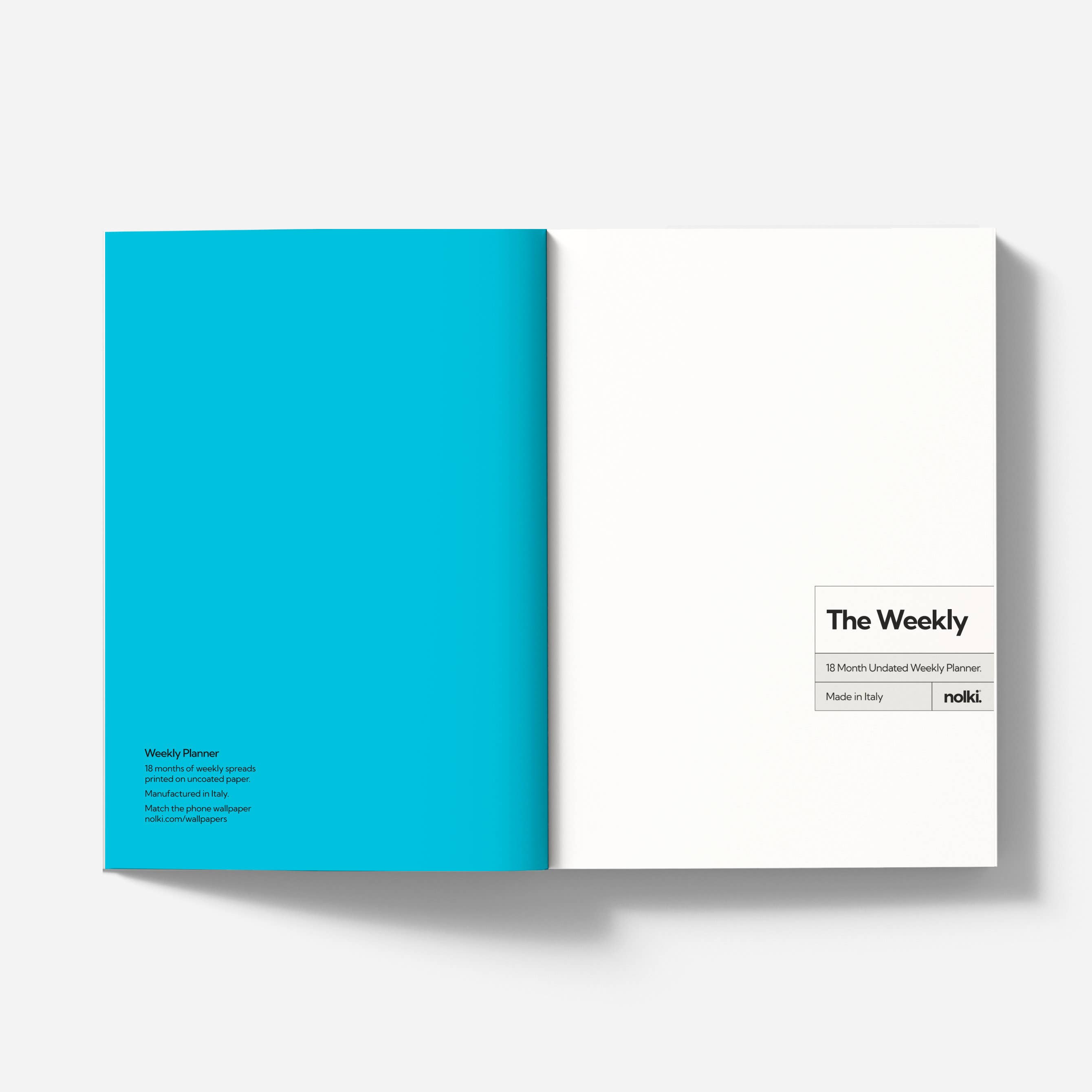 Nolki - Wholesale Planner - Ongedateerde A5 Planner | Wekelijkse Planner | Agenda - Midnight1