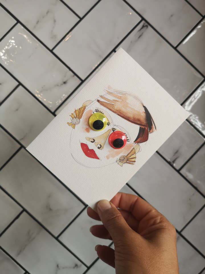 MODERNA VAROR GOGGLE ÖGON DAM KORT för wholesale av MODERN GOODS