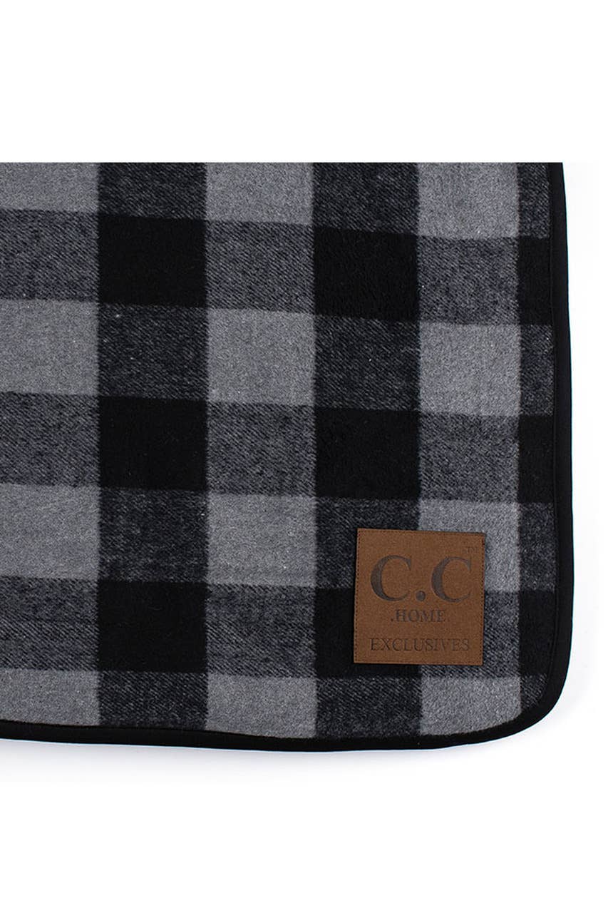Hana - Vendita all'ingrosso Plaid - Coperta Sherpa con motivo tartan C.C Buffalo7