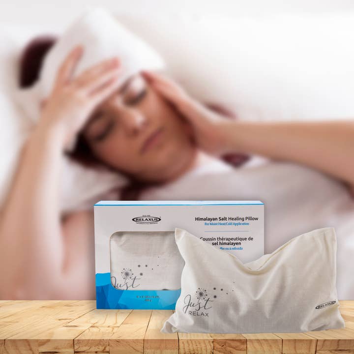 OREILLER DE GUÉRISON EN SEL HIMALAYEN 8" X 5" pour la vente par Relaxus Products