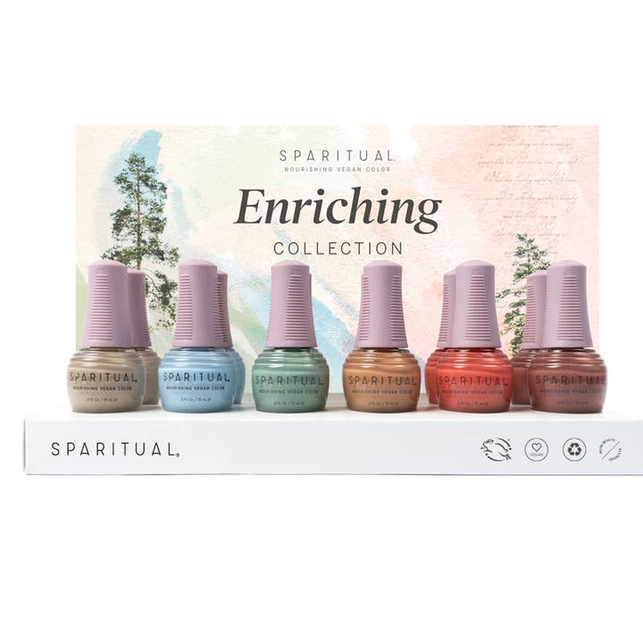 Enriching Collection 18pc Nail Polish Display for wholesale by SPARITUAL