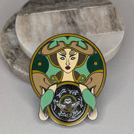 The Daughter Rotating Star Wars Pin for wholesale by Strange and Unusual Trading Company