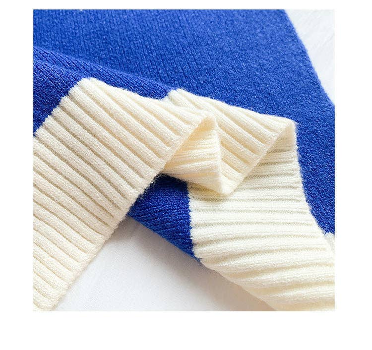 VividLux - Wholesale Wrap - Women's - Cozy Colorblock Knit Shawl15