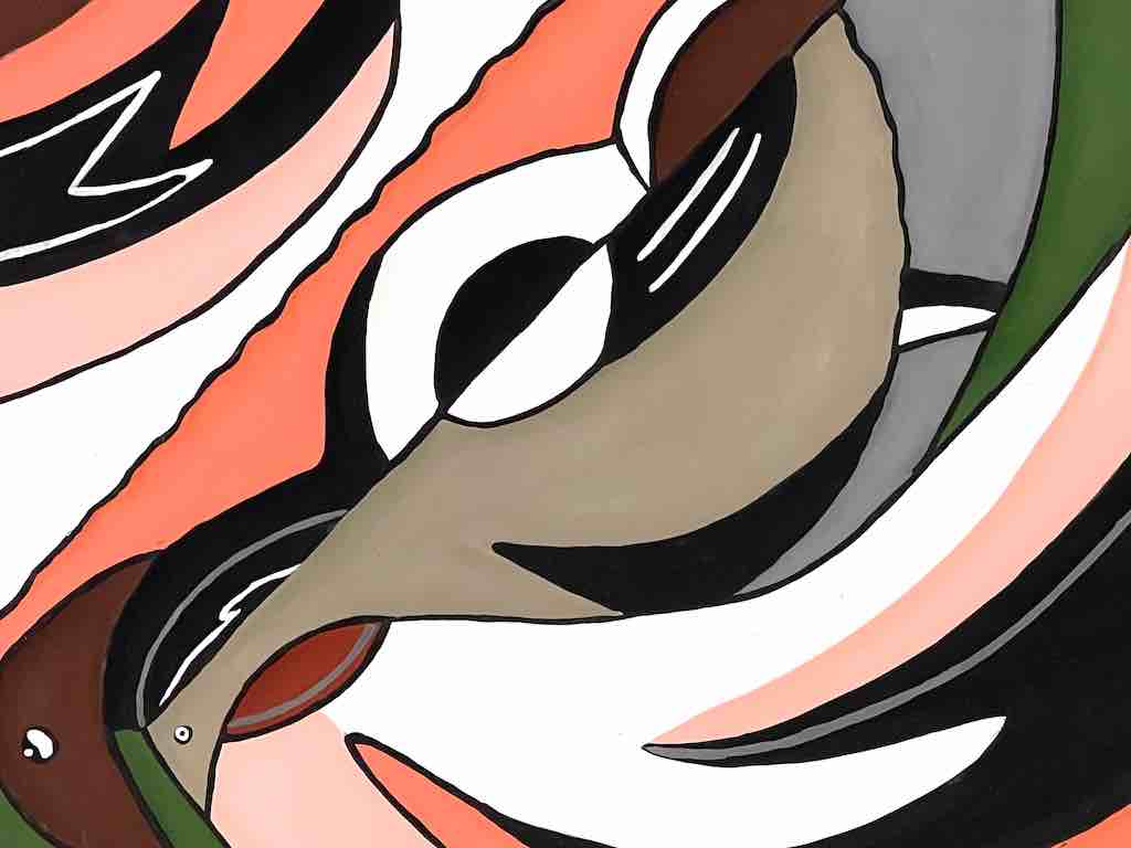 The Niger Bend - Wholesale Painting/Drawing - Imigongo Royal Tutsi Rwanda Geometric Tableaux | 12 x 12"1