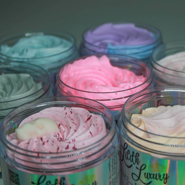 Coffret Collection de Beurres Corporels Aroma Pack pour la vente par Lilith Luxury