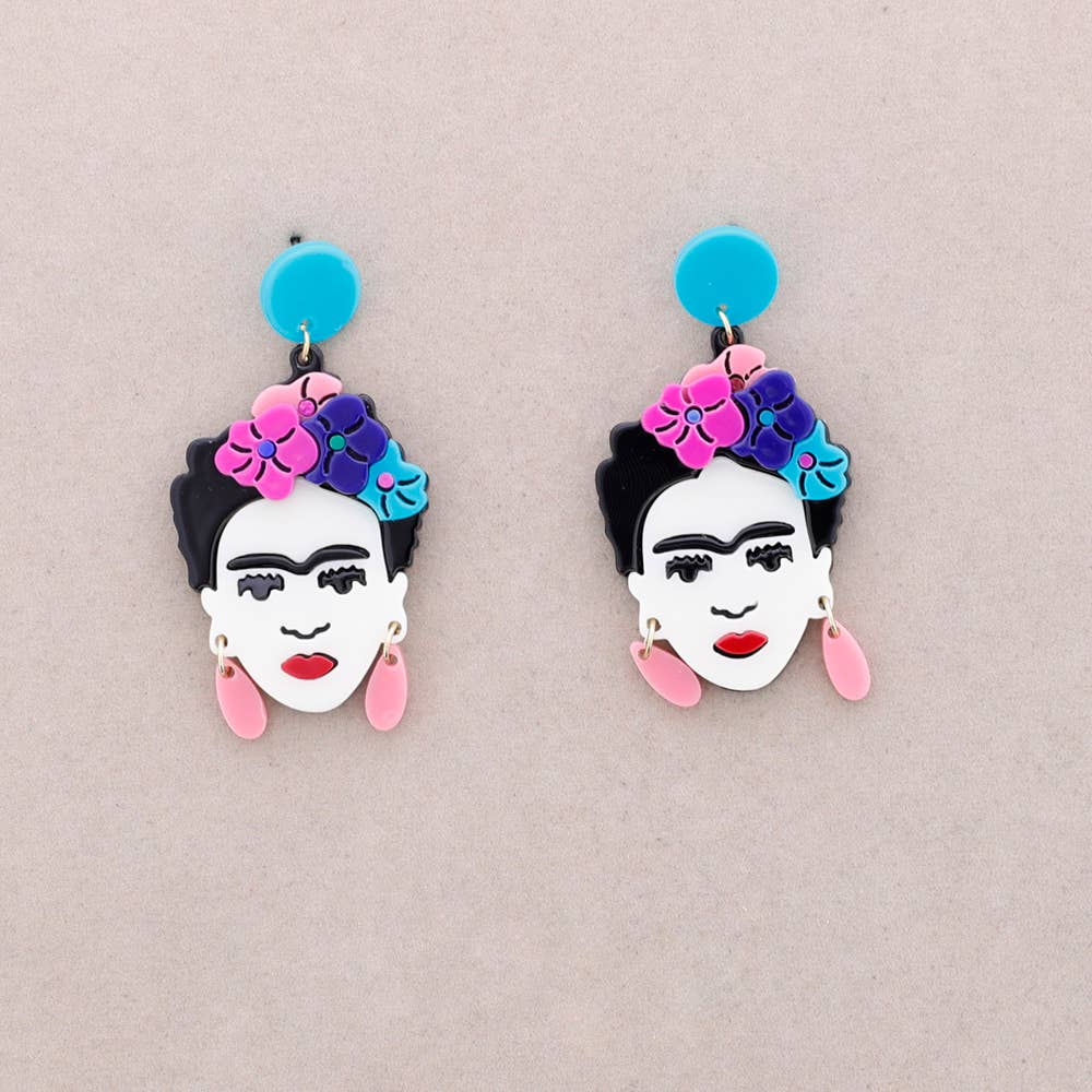 Sonata - Wholesale Hoop Earrings - Frida Resin Earrings3