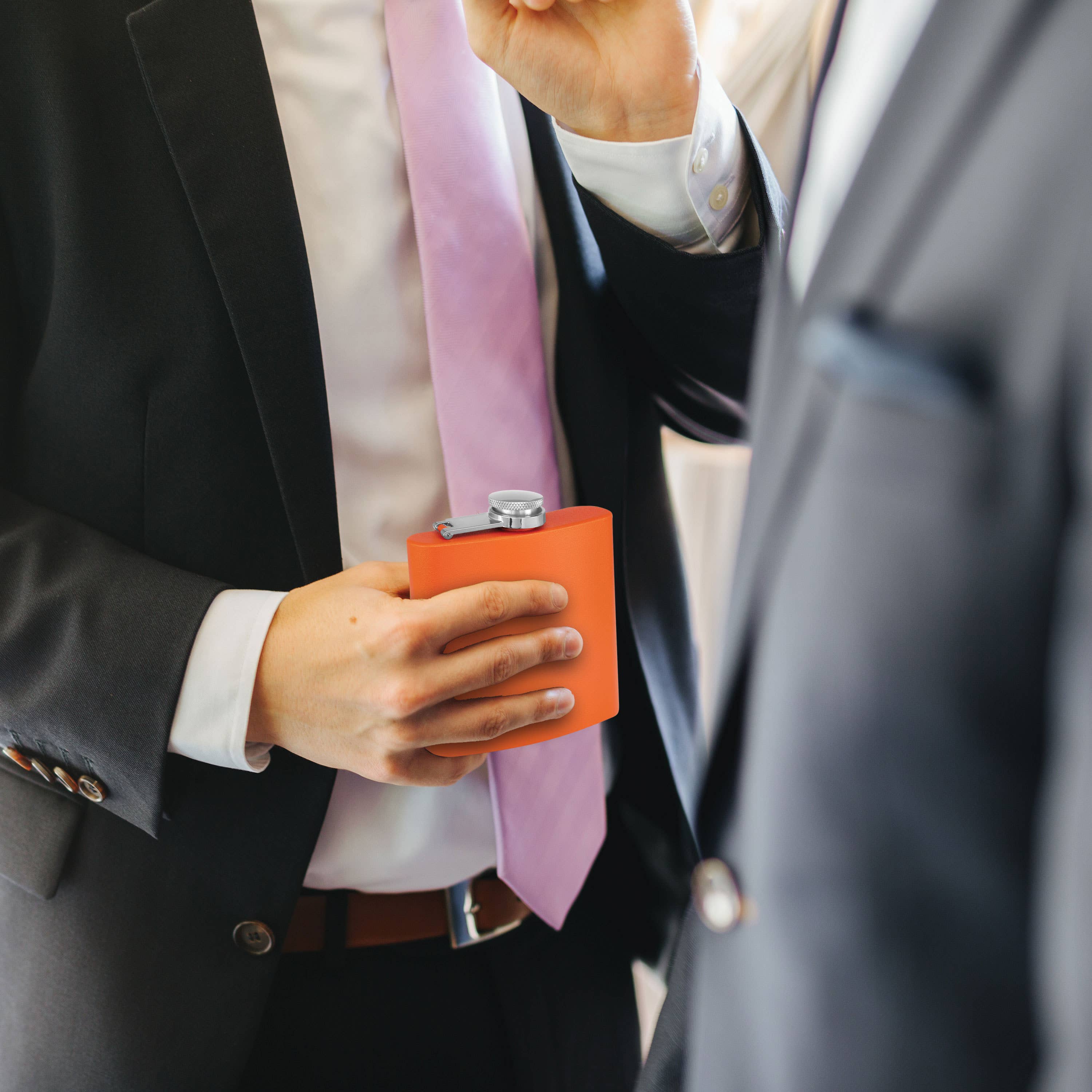 Clear Water Home Goods - Vente Flasque - Flacon à hanche en acier inoxydable de 6 oz avec entonnoir | Flacon revêtu de poudre46