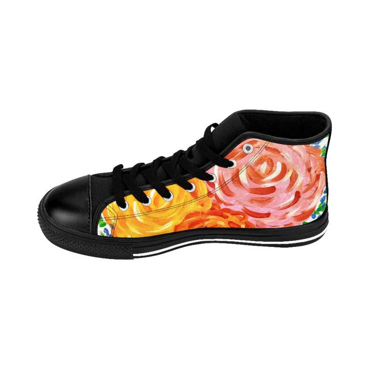 Sapatilhas Blossom Hi-Top Masculinas por atacado de Off the Canvas Collection, LLC