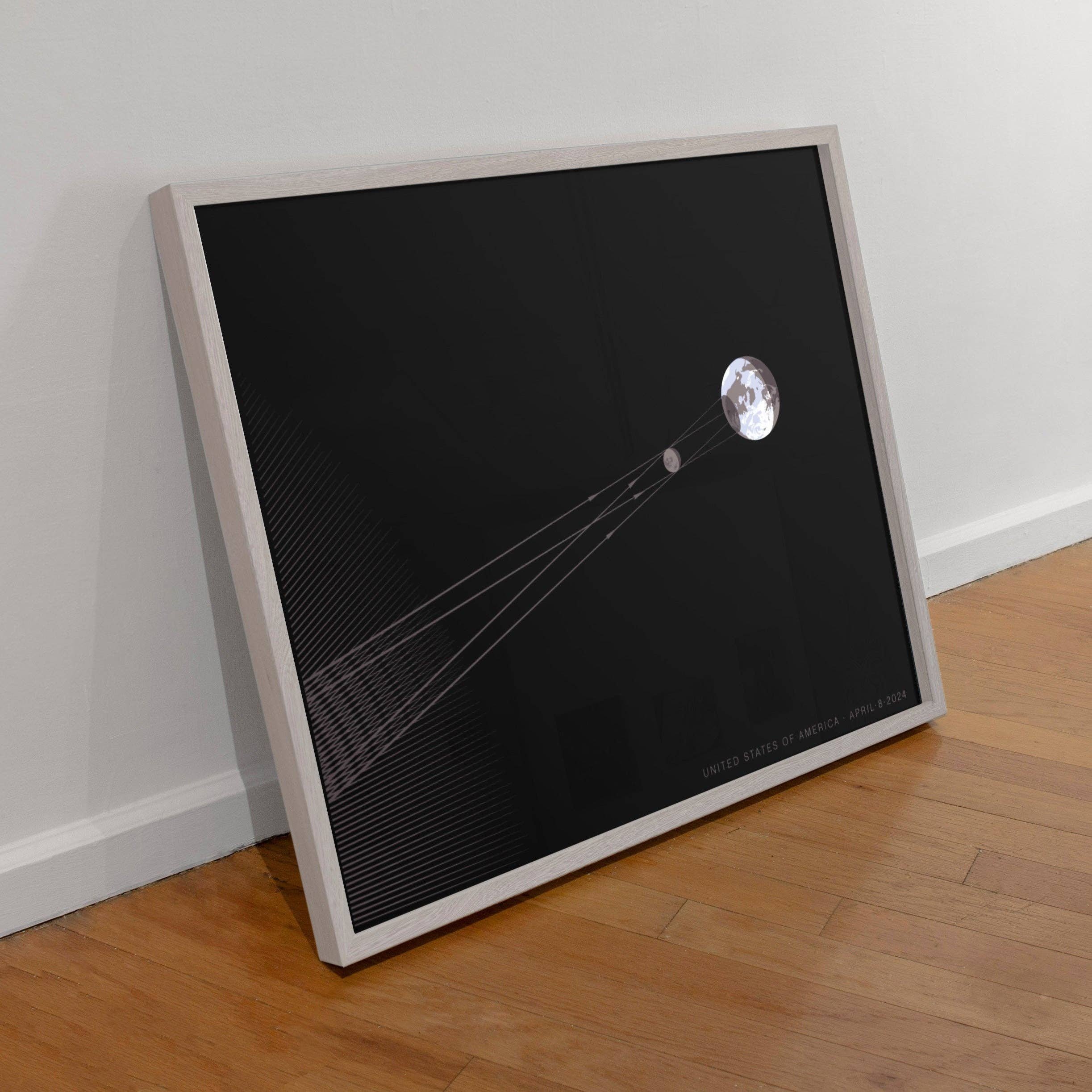 Chop Shop Store - Wholesale Art Print - Great American Eclipse Diagram Print (2024 version)1