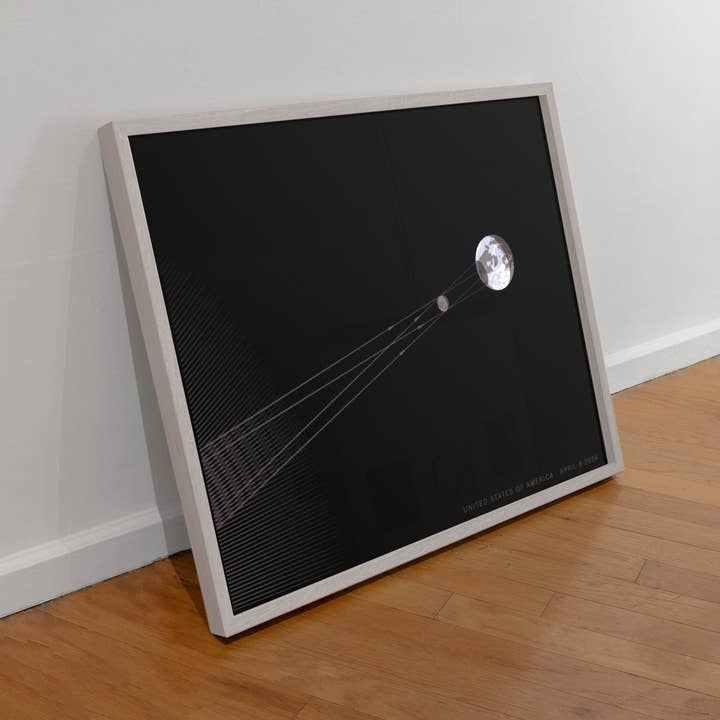 Chop Shop Store - Wholesale Art Print - Great American Eclipse Diagram Print (2024 version)1